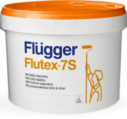 Flügger Flutex 7S Шовковисто-матова латексна фарба 10 л