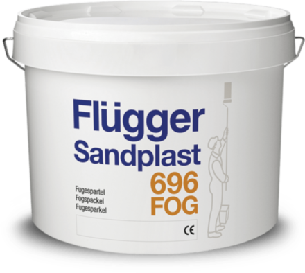 Flugger Sandplast 696 мелкозернистая шпаклевка для сухих помещений 10л