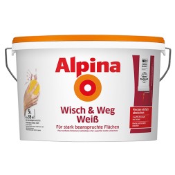 Alpina Wisch & Weg Weiß Інтер'єрна фарба 5л