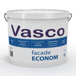 Vasco Facade Econom акрилова фарба для фасаду 9л